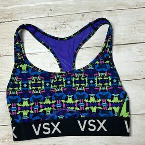 Victoria Secret VSX Sports Bra; Size Small; Multi colored fun pattern!